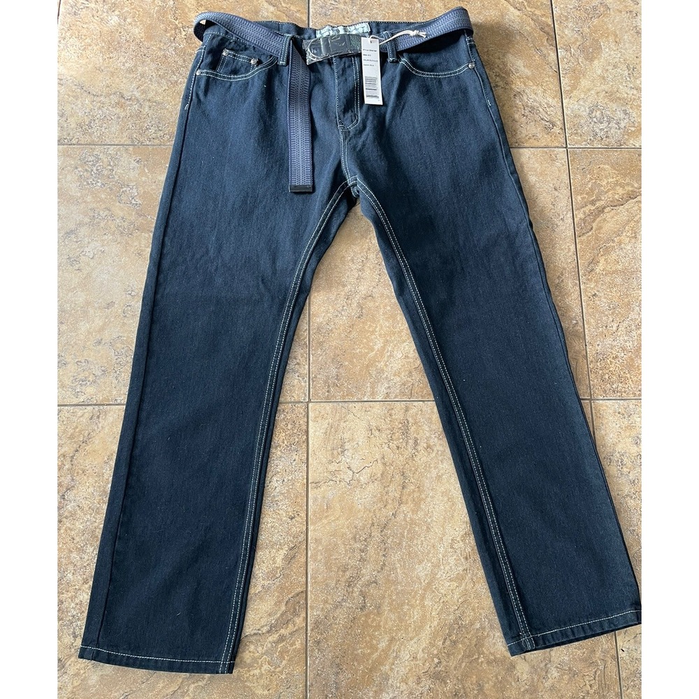 NWT! Indigo Thirty Mens Sz 38/32 Dark Wash Jeans - Picture 3 of 9